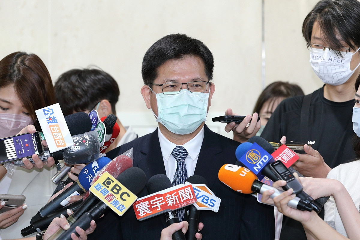 林佳龍上午受訪。 圖﹕林佳龍競辦提供