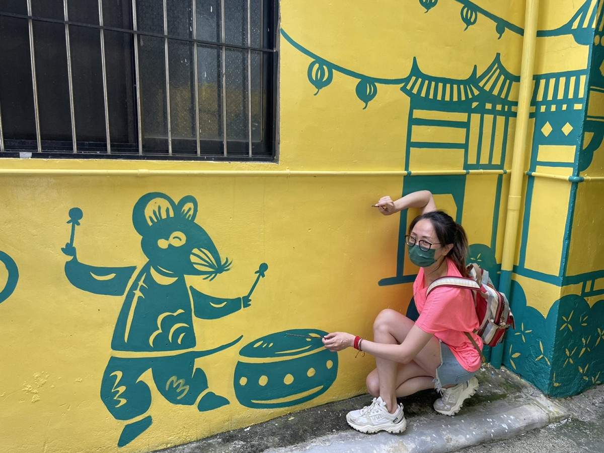 與老鼠一起打鼓吧。 圖：新北市水利局/提供