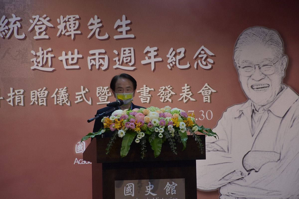 國史館館長陳儀深今天表示，故總統李登輝推動民主化過程，事後來看，很多都是台獨的基礎工程。 圖：國史館提供（資料照）