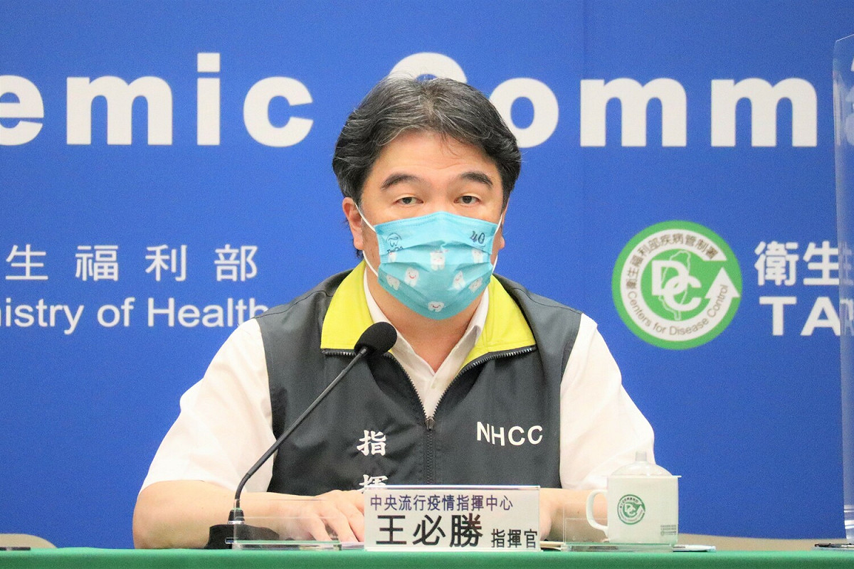 中央流行疫情指揮中心指揮官王必勝。 圖：中央流行疫情指揮中心／提供