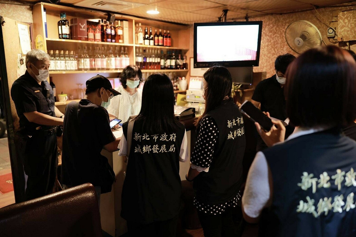 聯合稽查。 圖：新北市城鄉局提供