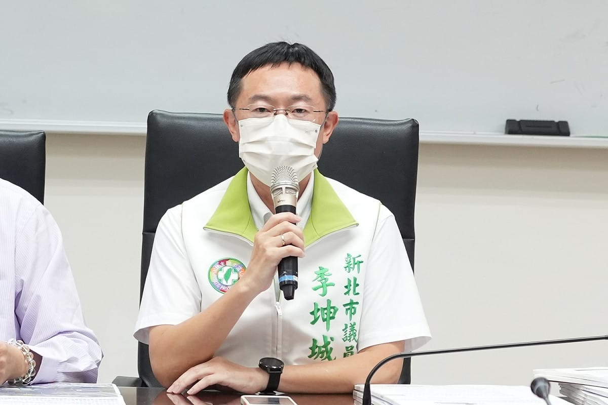 新北市議員李坤城。    圖：林佳龍競選辦公室提供