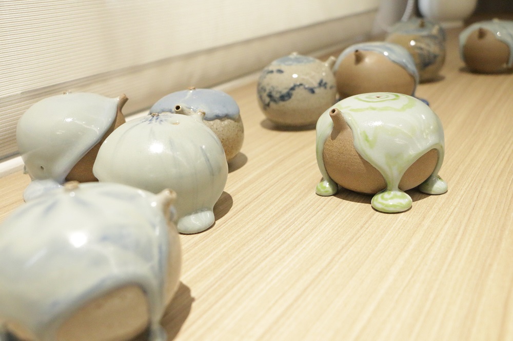 張美雲「美湛雲瓷」特展作品。 圖：新北市文化局提供