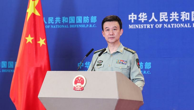 中國國防部發言人吳謙。 圖：翻攝人民日報