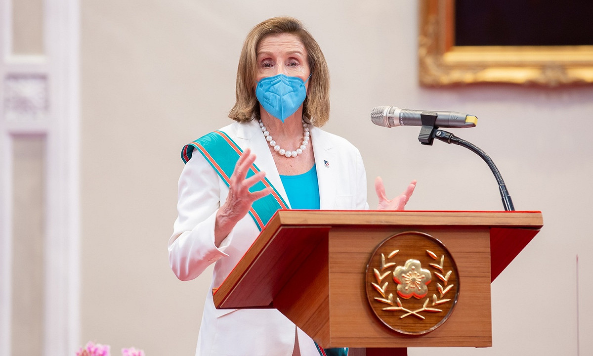 美國眾議院議長裴洛西（Nancy Pelosi）出訪台灣，引起中國不滿，便發起一系列行為報復。