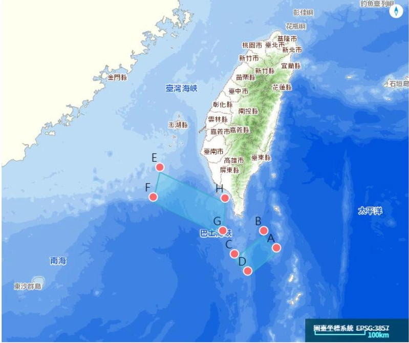 中共將在台灣周圍海域進行軍演。 圖：航港局／提供