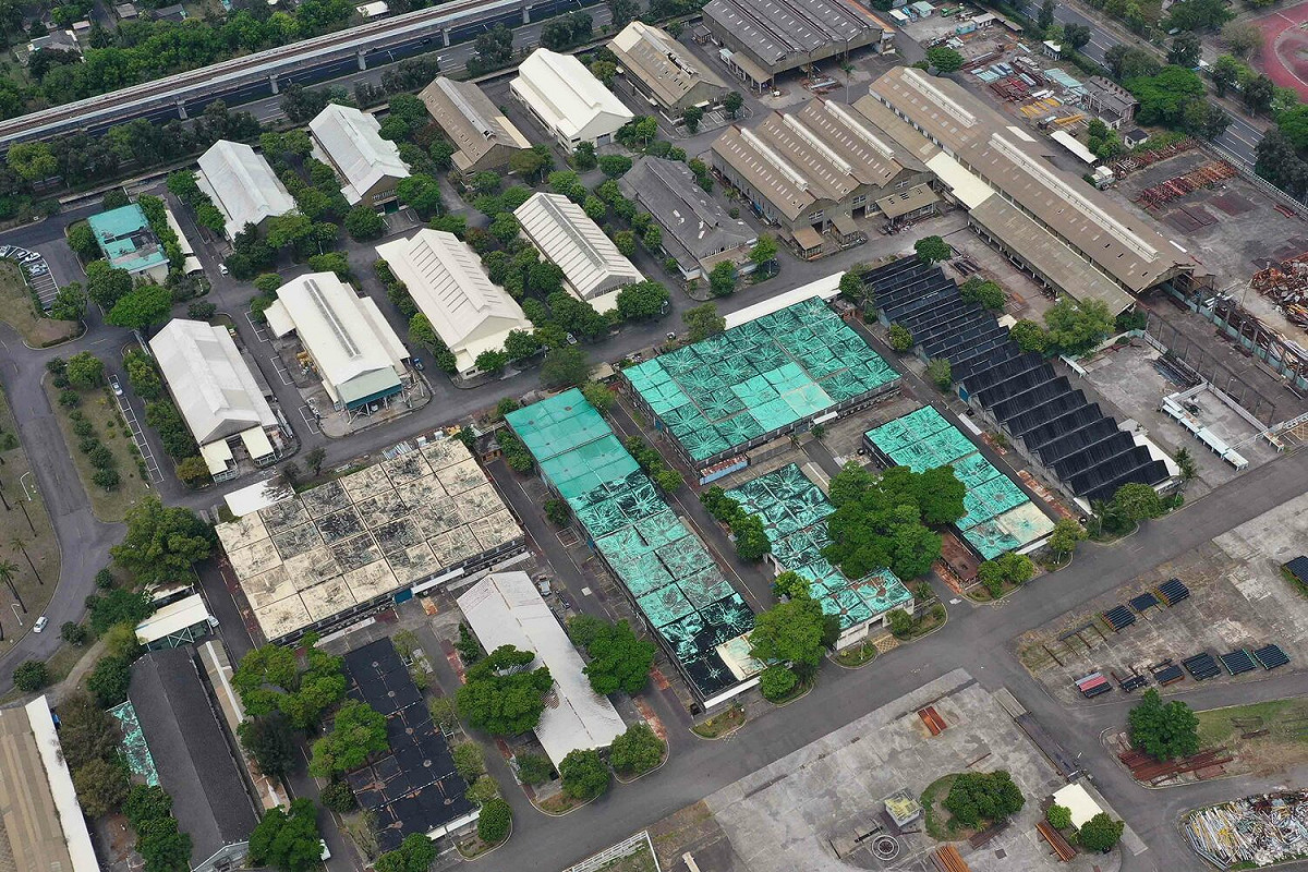 中油高煉廠修造工廠及材料倉庫。 圖：高雄市文化局提供