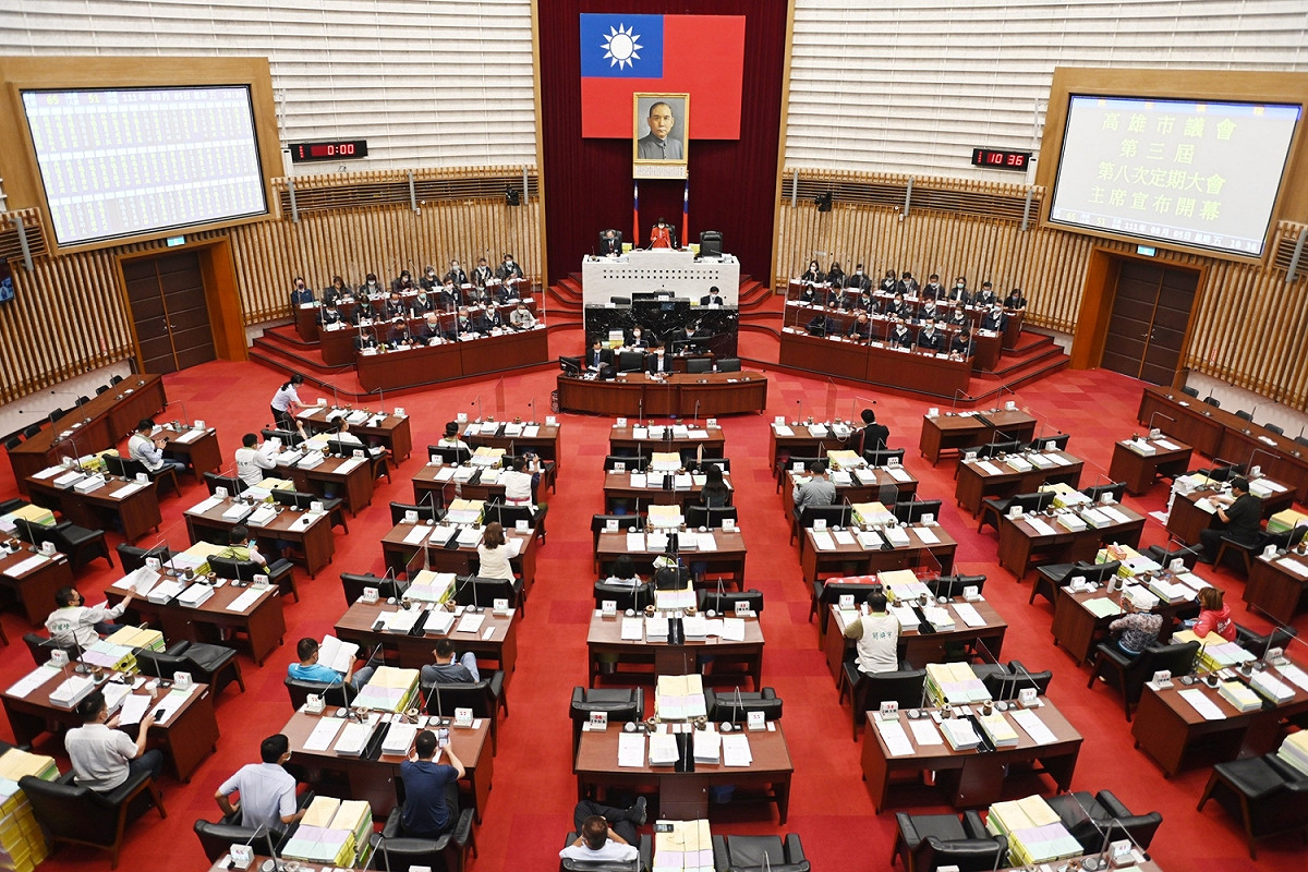 高市議會第3屆第8次定期大會開幕。 圖：高雄市政府提供