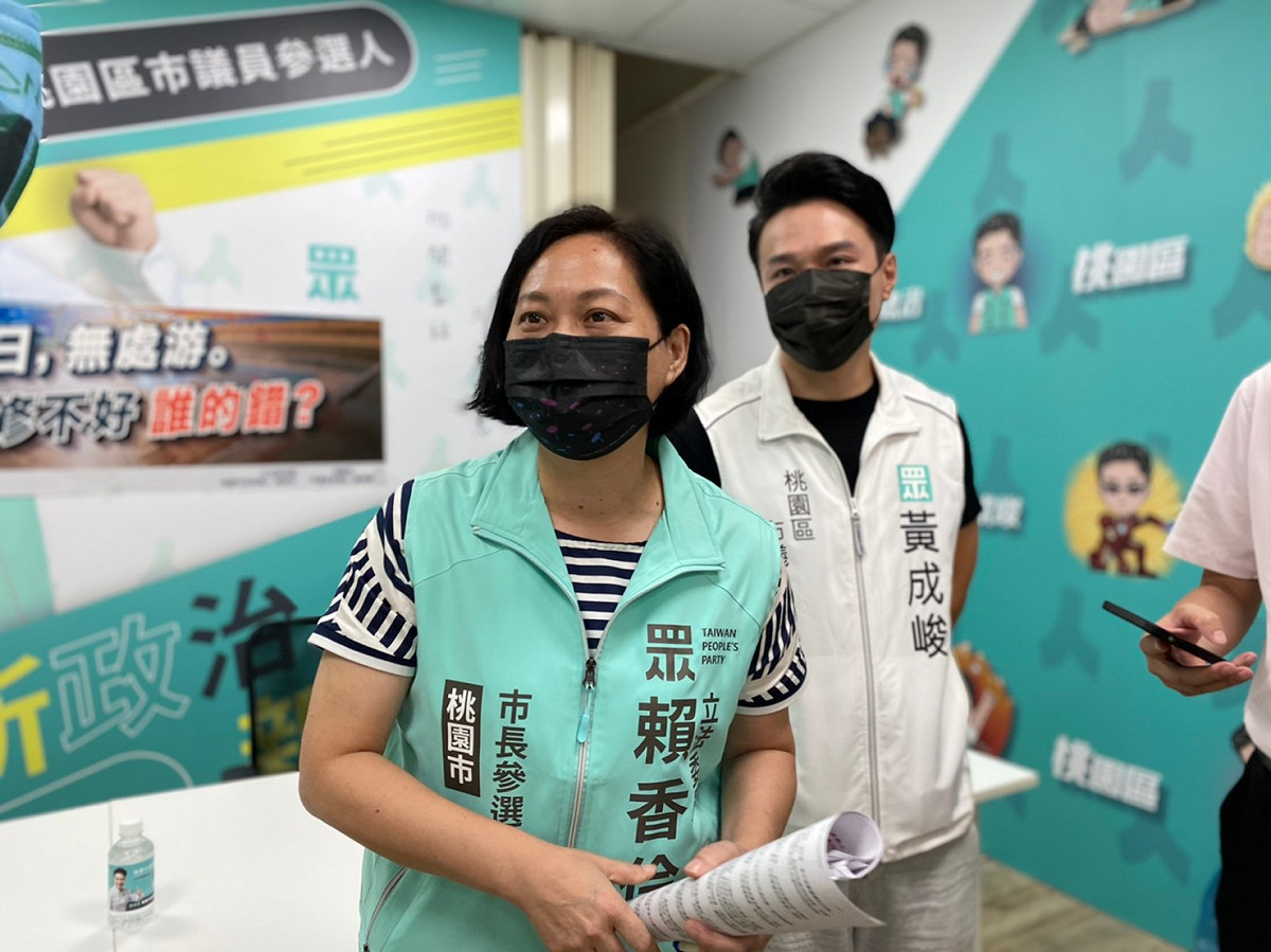 賴香伶譴責中共以武力軍演威嚇，把台灣當成籌碼的做法，是把台灣人民越推越遠。 圖：賴香伶競辦／提供