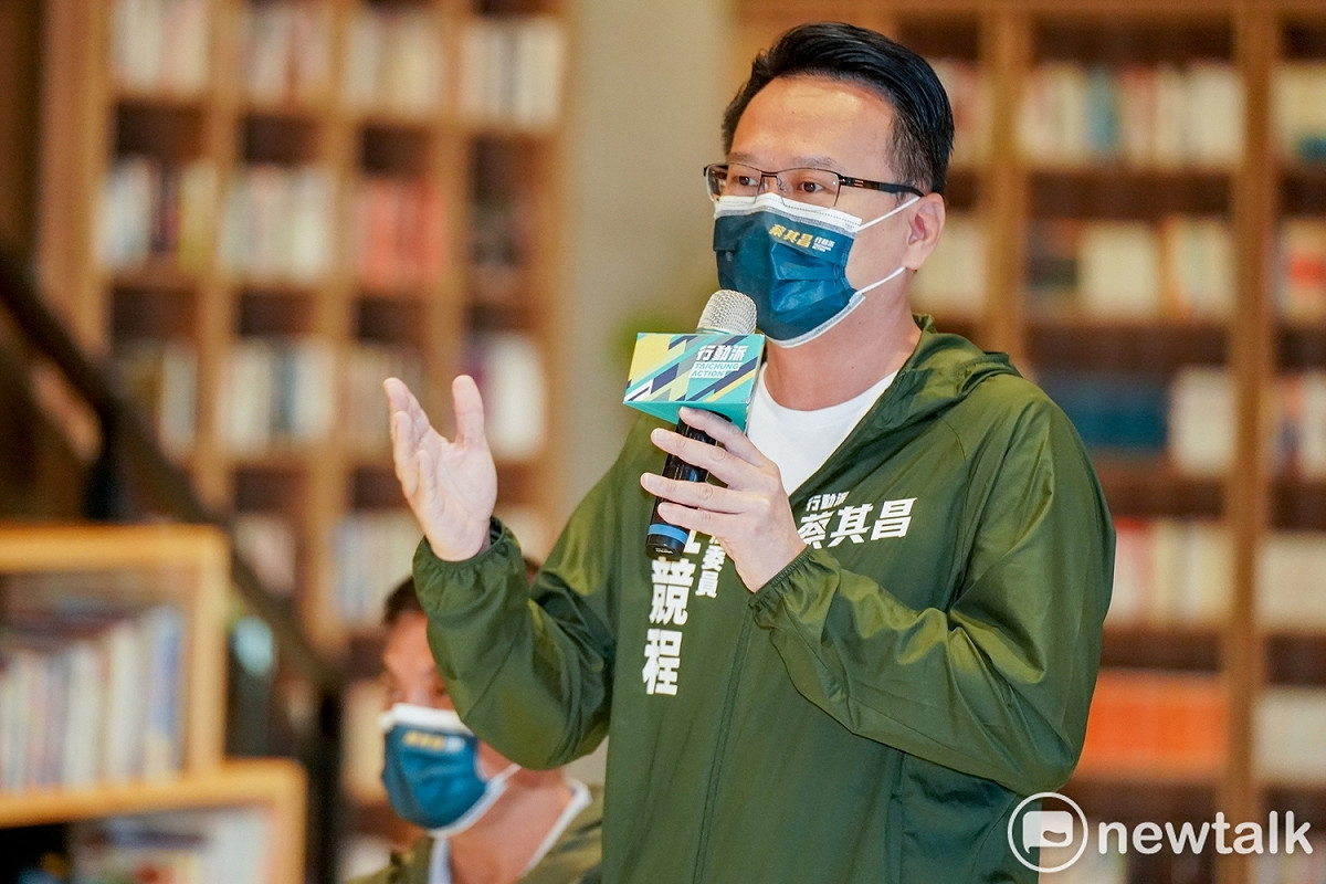 莊競程說：「輸在起跑點不是輸，贏在終點才是贏」，目前北北屯區已經拚到五五波，有信心蔡其昌最後必能逆轉勝。 唐復年/攝