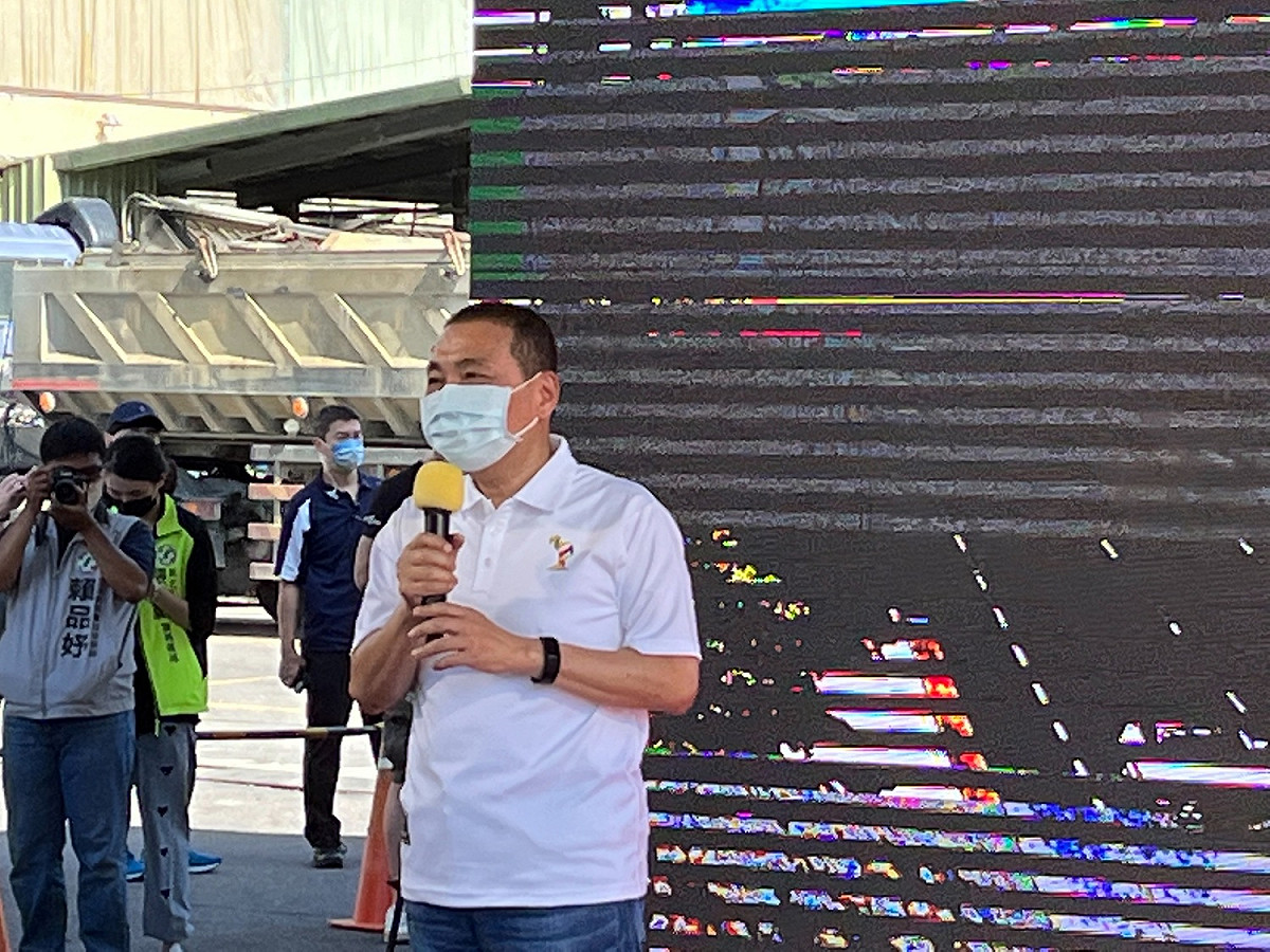 汐東捷運規劃案視察侯友宜致詞。 圖：新北市捷運局提供