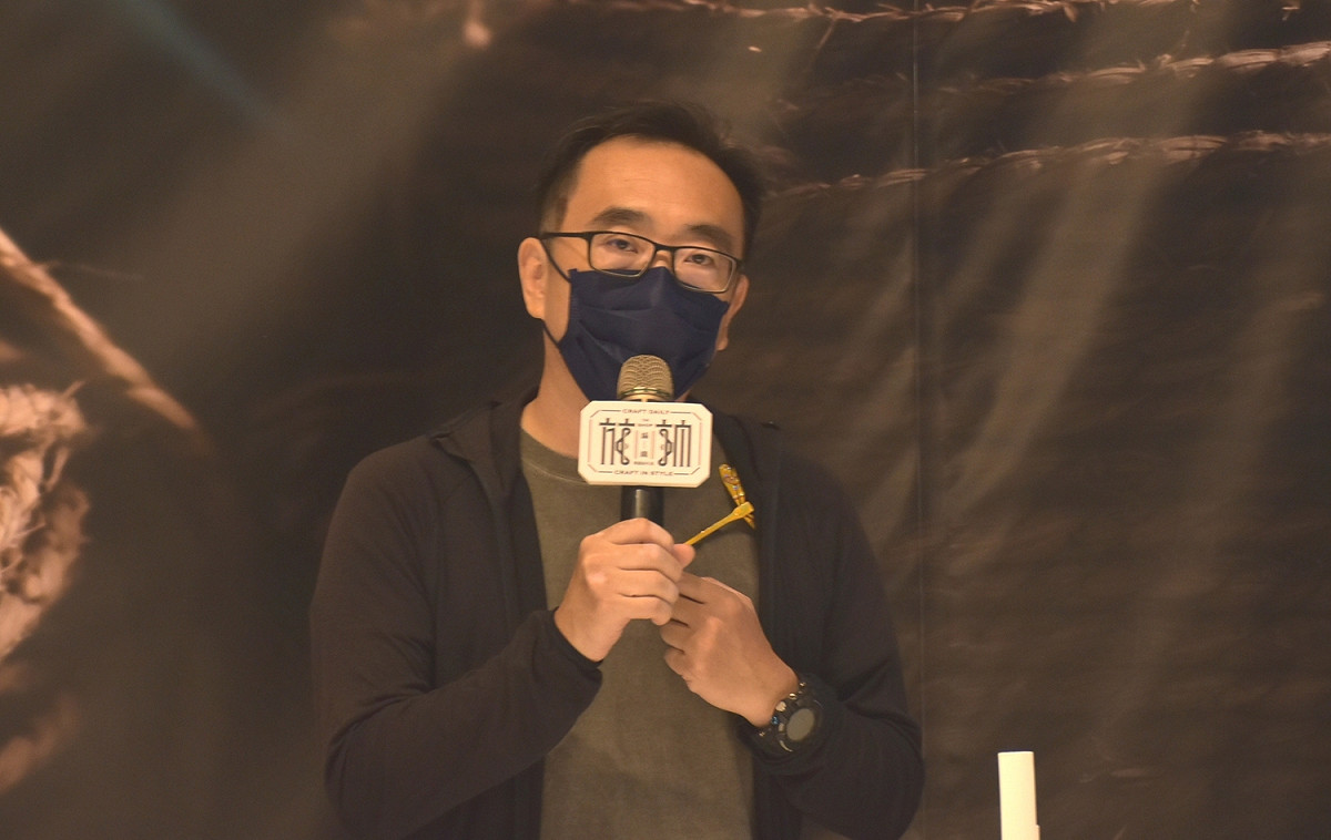 2022台灣文博會工藝館策展人許哲瑜。 圖：孫家銘/攝