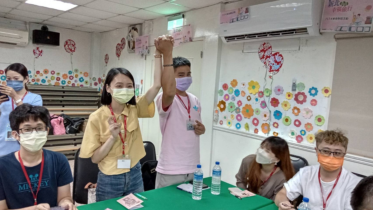 新北單身聯誼活動好評不斷吸引許多優質男女參加。 圖：新北市民政局提供