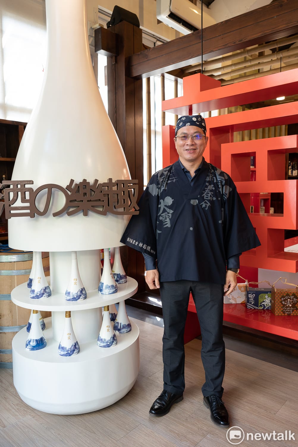 龍井區農會總幹事林裕議。 唐復年/攝