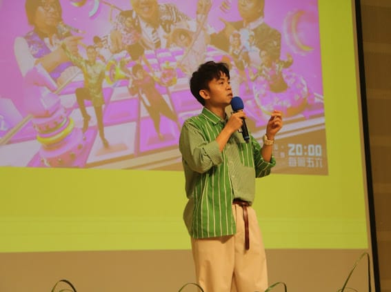 黃豪平分享每個意外的機緣成就今日的自己。 圖：新北市青年局提供