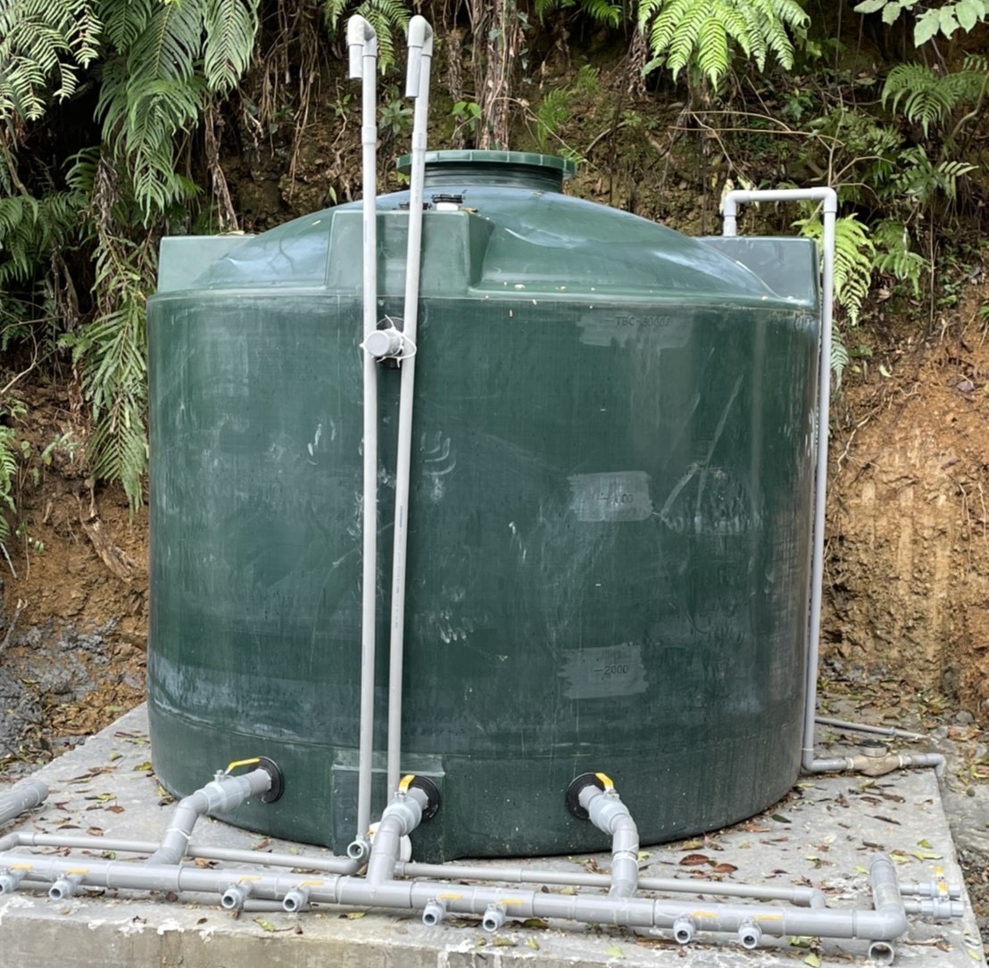 新增6噸聚乙烯水塔。 圖：新北市水利局提供