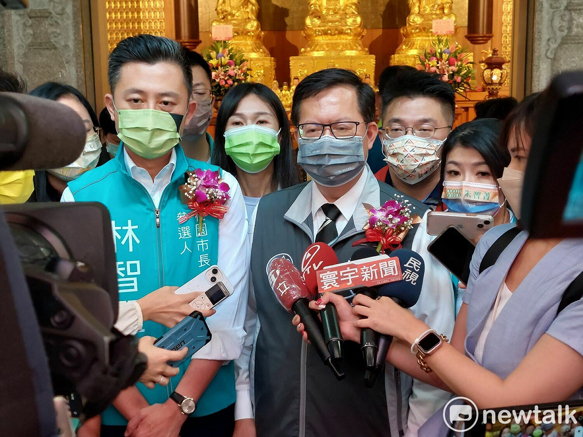 鄭文燦表示，台灣的民主特質是多元的、包容的。 圖：林昀真/攝