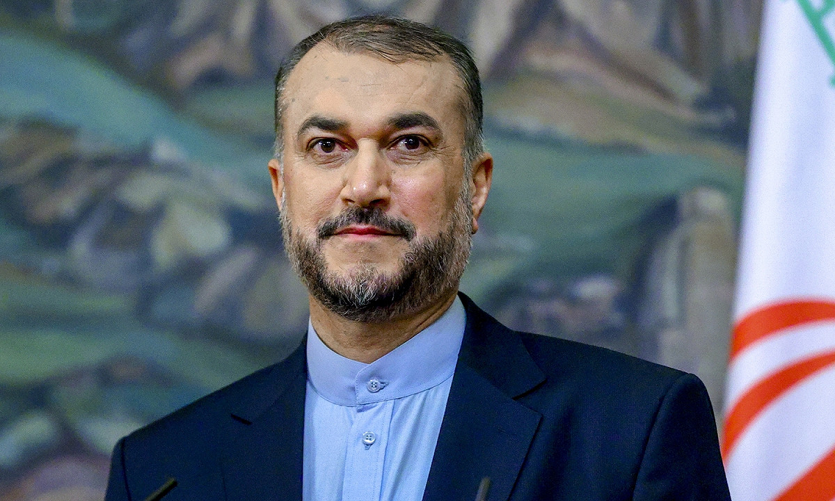 伊朗外交部長阿布杜拉希安（Hossein Amir-Abdollahian） 。 圖：擷取自推特（資料照）