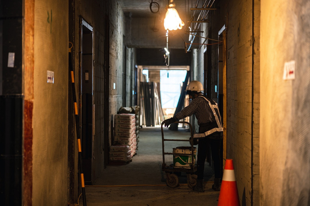 營建物價飆漲下市府仍努力掌握工程進度確保社宅品質。 圖：新北市城鄉局提供