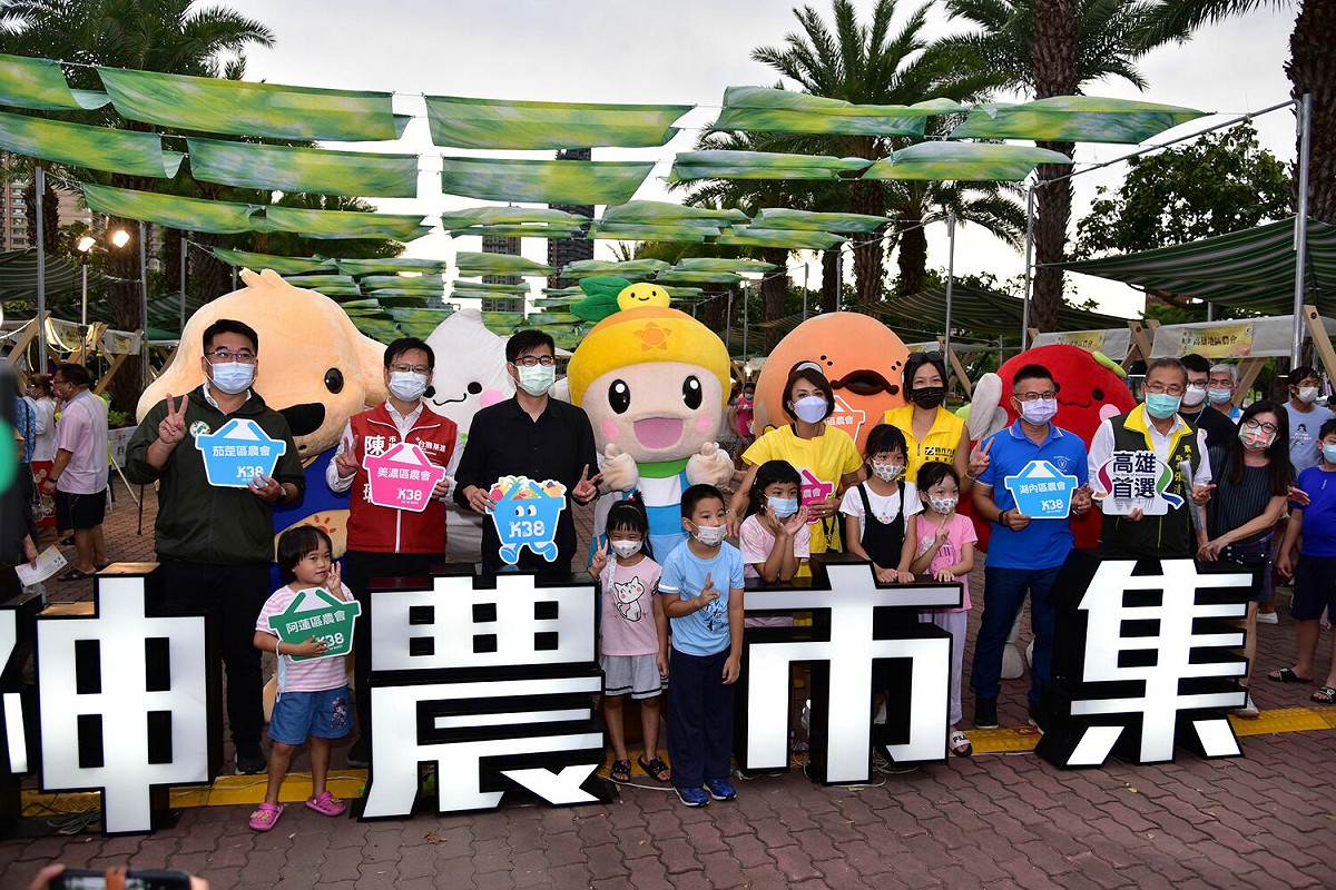 啟用的「神農市集」隔天就傳出意外。 圖：高雄市農局提供（資料照）