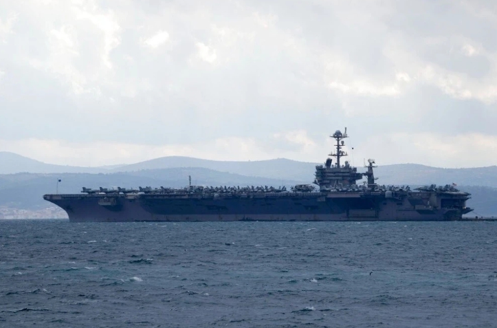 美軍杜魯門號航母。 圖 : 翻攝自海外網
