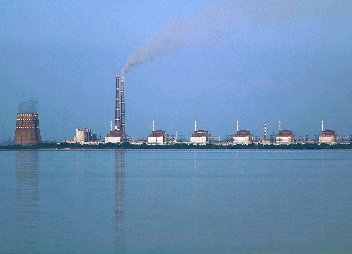 扎波羅熱核電廠。 圖：翻攝自維基百科（資料照）