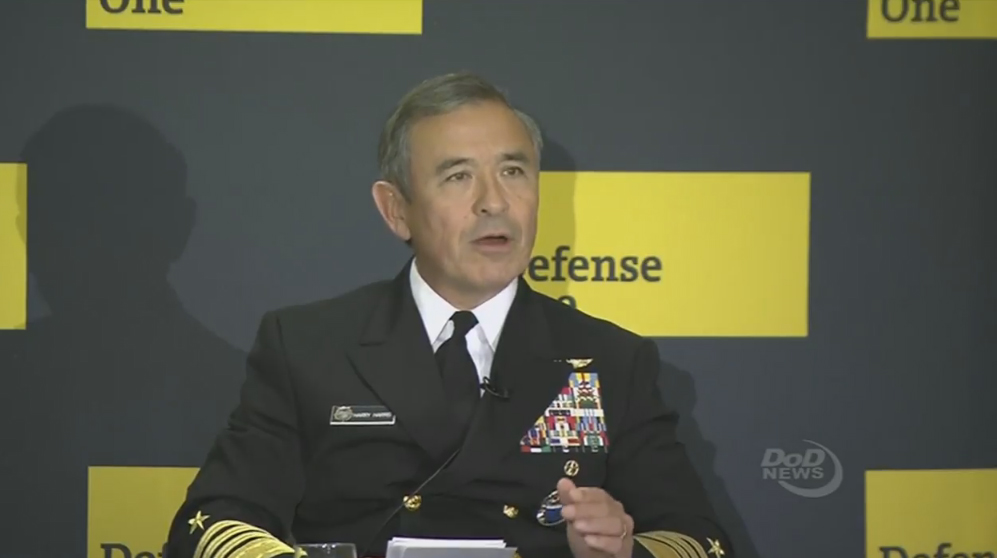 美軍太平洋司令海軍上將哈里斯15日表示，到目前為止，美國與菲律賓的軍事演習計畫已在軌道上進行。 圖：翻攝美軍太平洋司令