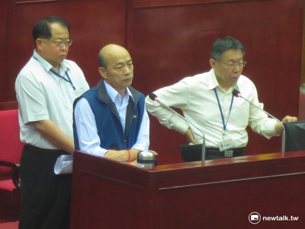台北市議會18日下午進行市政總質詢，市長柯文哲赴市議會備詢。 圖：呂佳峻/攝