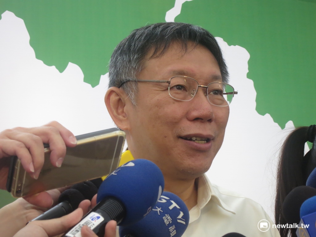 針對政委唐鳳上網徵才一事，台北市長柯文哲表示，無傷大雅就可以試試看，政治上應保持創新的態度、允許失敗。 圖：新頭殼資料照片