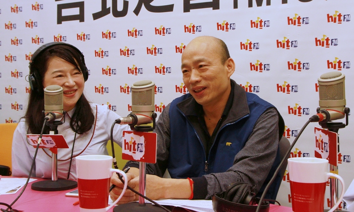 北農總經理韓國瑜23日接受周玉蔻專訪時，透露立法院長蘇嘉全曾拜會雲林縣前縣長張榮味。 圖：Hit Fm提供