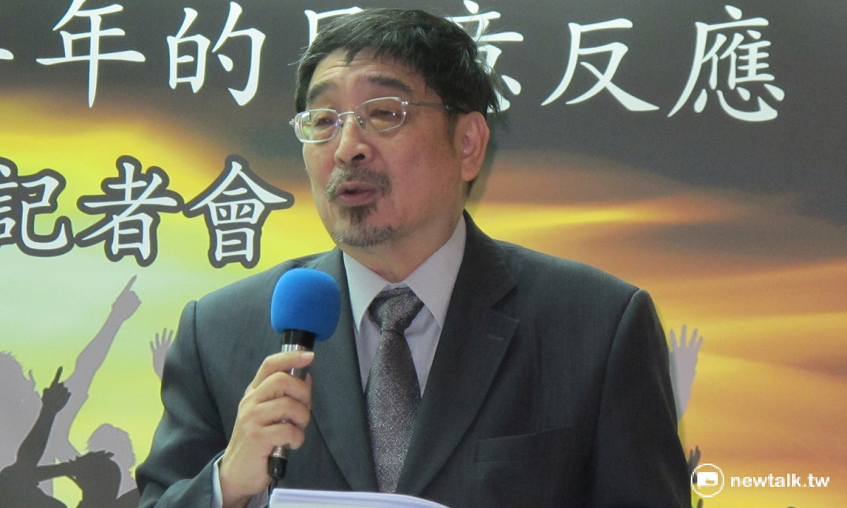 在一休一例、七天假議題上，東華大學民族所教授施正鋒表示，民眾是挺勞工的。 圖：林朝億/攝