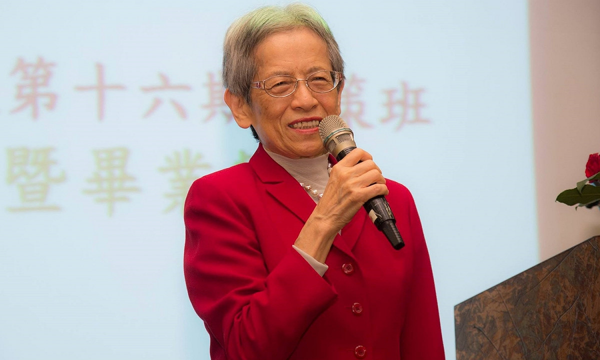前僑委會委員長張富美表示，她不記得蔡英文曾回絕她作東、化解與陳師孟「芥蒂」的飯局。 圖：張富美臉書