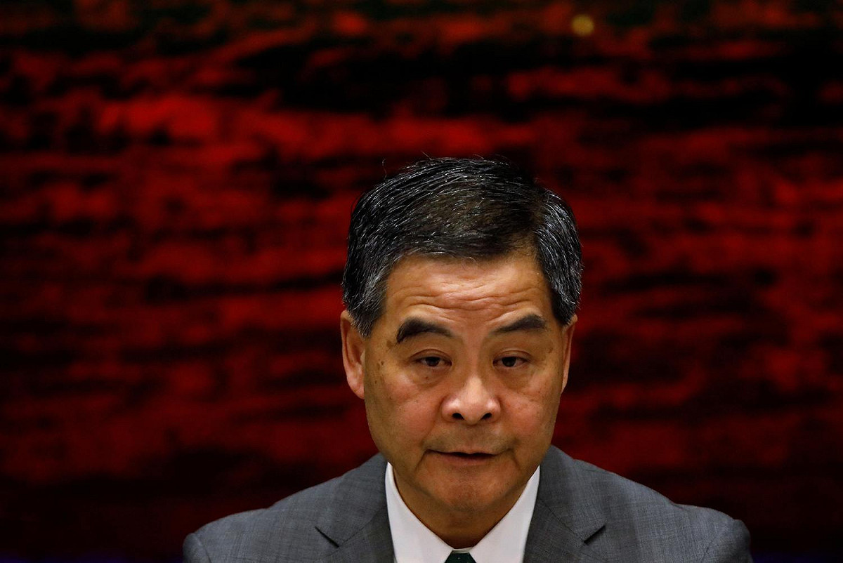 香港交易所5日舉行「深港通」開通儀式，特首梁振英表示，「深港通」將促進香港和中國大陸之間金融業務的共同發展。 圖：達志影像/路透社資料照片