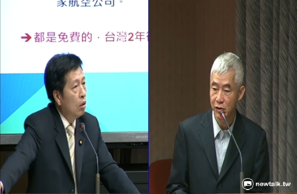 交通部長賀陳旦5日表示，相信機捷履勘會很順利，但他也強調無法替履勘委員同意時程，交通部仍樂觀期待明年上半年的上半年通車。 圖：翻攝自立法院網站