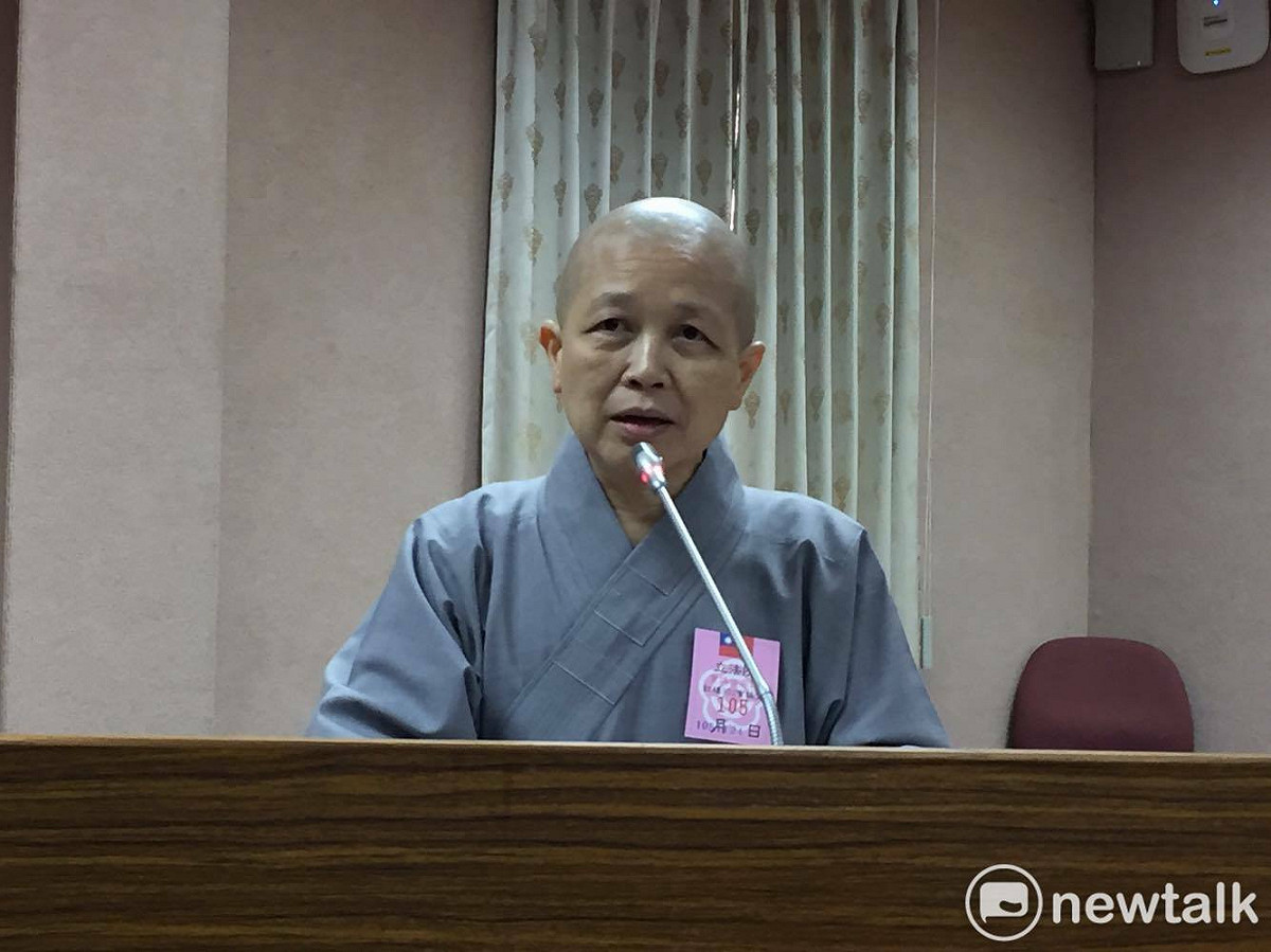 玄奘大學教授釋昭慧。 圖：鄭佑漢/攝