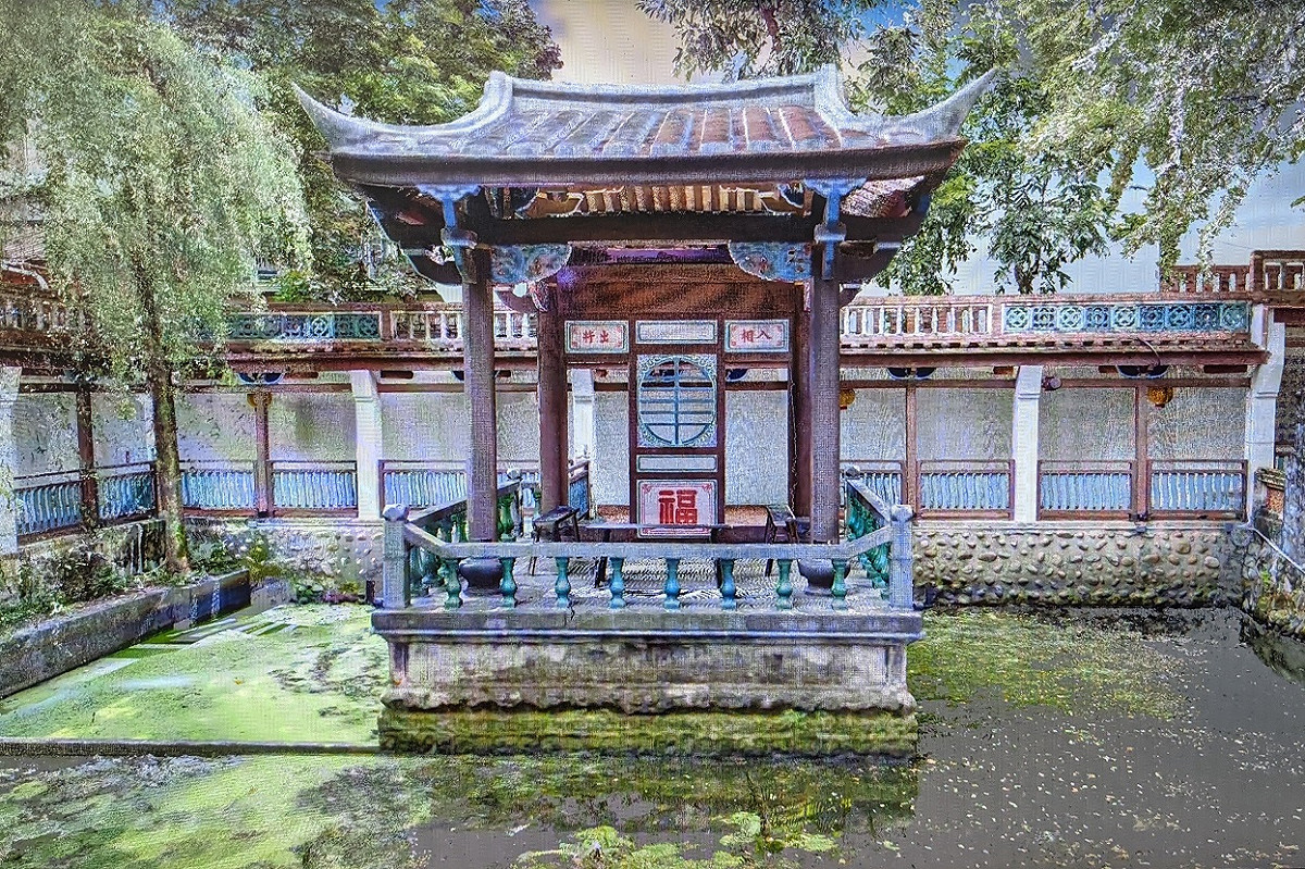 即日起至8月28日於林家花園官方臉書粉專，在「怪獸園星迷航記」每集影片貼文下方留言該集出現的怪獸在園內何處，回答正確即可參加抽獎，有機會獲得林園限量文創獎品─「歲歲平安」冰裂窗拼圖。 圖：新北市文化局提供