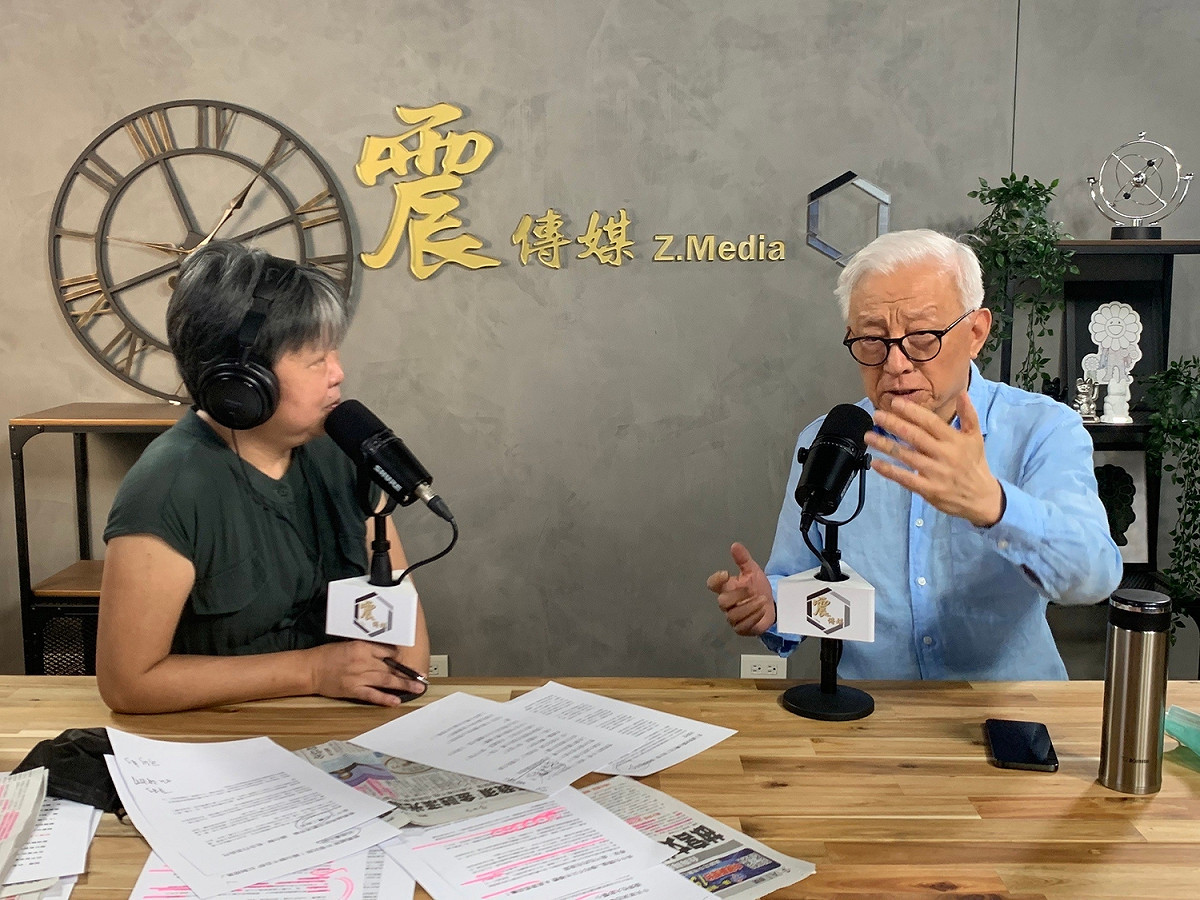 前聯電董事長曹興誠今（10）日接受網路節目主持人黃光芹專訪。 圖：《震傳媒》
