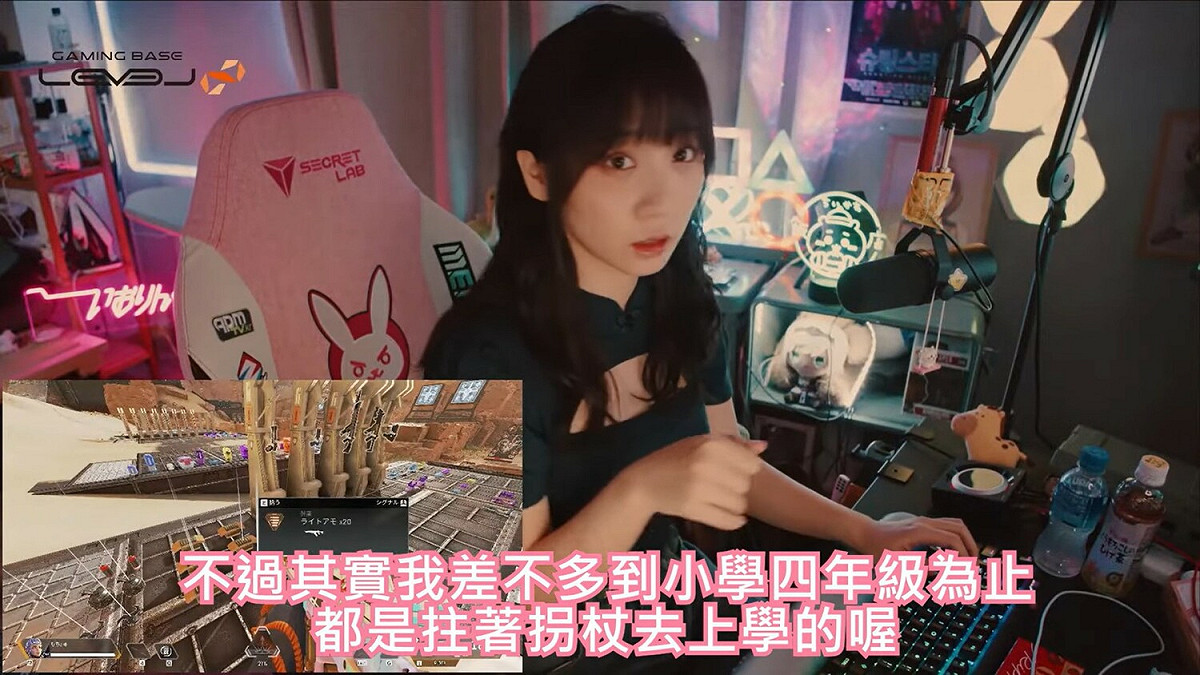 伊織萌說，自己在小學四年級前都必須拄枴杖才能走路，還因此休學了一年。