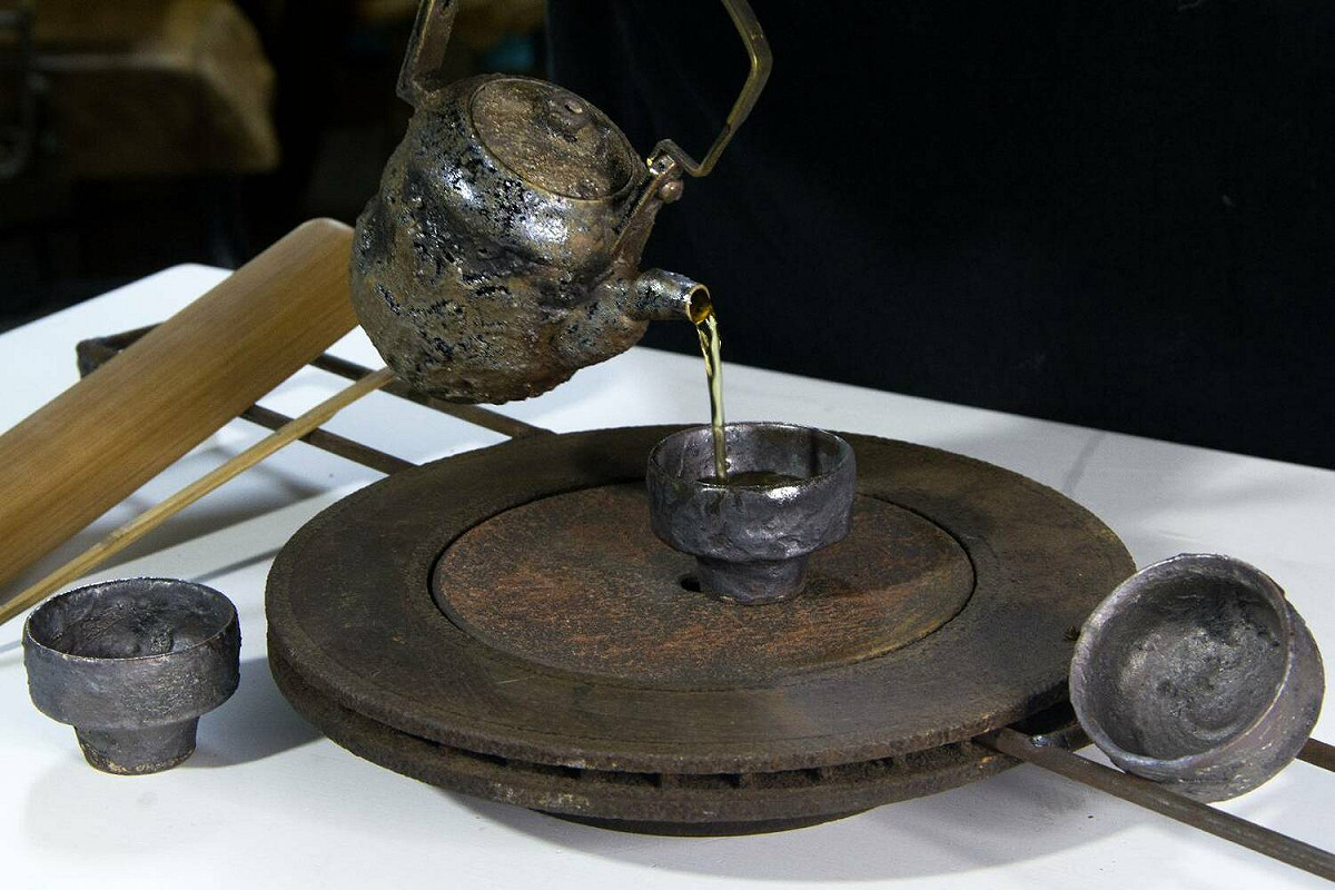 充滿巧思的創意茶器。 圖：陳金旺提供