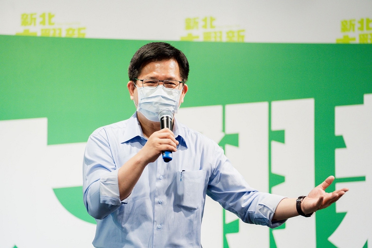 林佳龍批國民黨背離民意，嗆侯友宜應發揮勇氣予以導正。 圖：林佳龍競辦提供
