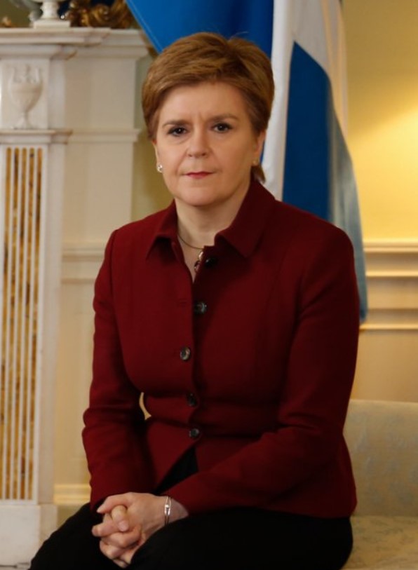 蘇格蘭首席大臣施特金( Nicola Sturgeon )。 圖:翻攝自蘇格蘭首席大臣推特