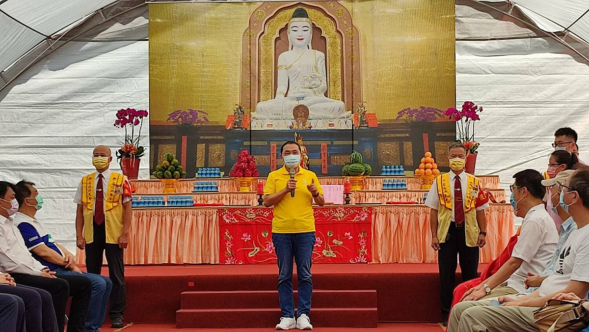 侯友宜表示，透過這次祈福會傳達新北市尊重生命、愛護動物的理念。 圖：新北市動保處提供