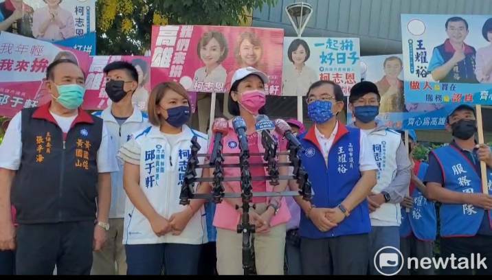 柯志恩(中)反駁她不了解文創的批評。 圖：孫家銘/攝