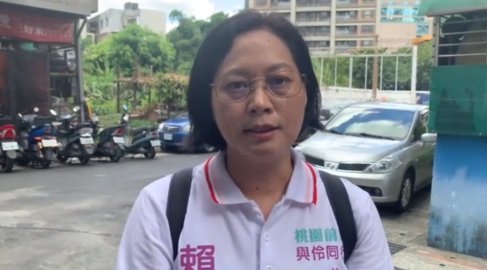 民眾黨桃園市長參選人賴香伶批，民進黨將民主、初選機制丟到垃圾桶，倡導的民主理念已經蕩然無存。 圖：賴香伶團隊提供