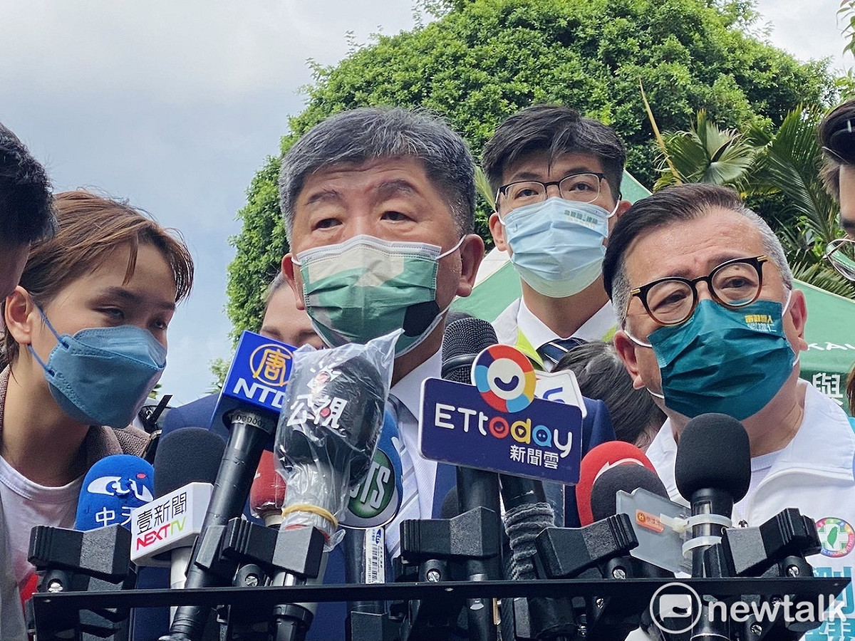 民進黨台北市長參選人陳時中。 圖：周煊惠 / 攝