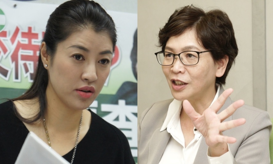 國民黨立委許淑華、民眾黨立委蔡壁如 圖:黃建豪、張良一/攝(合成圖)