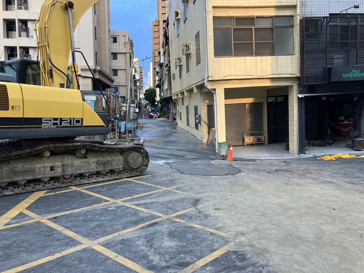 自強一路83巷坍塌路面完成恢復。 圖:高雄市工務局提供