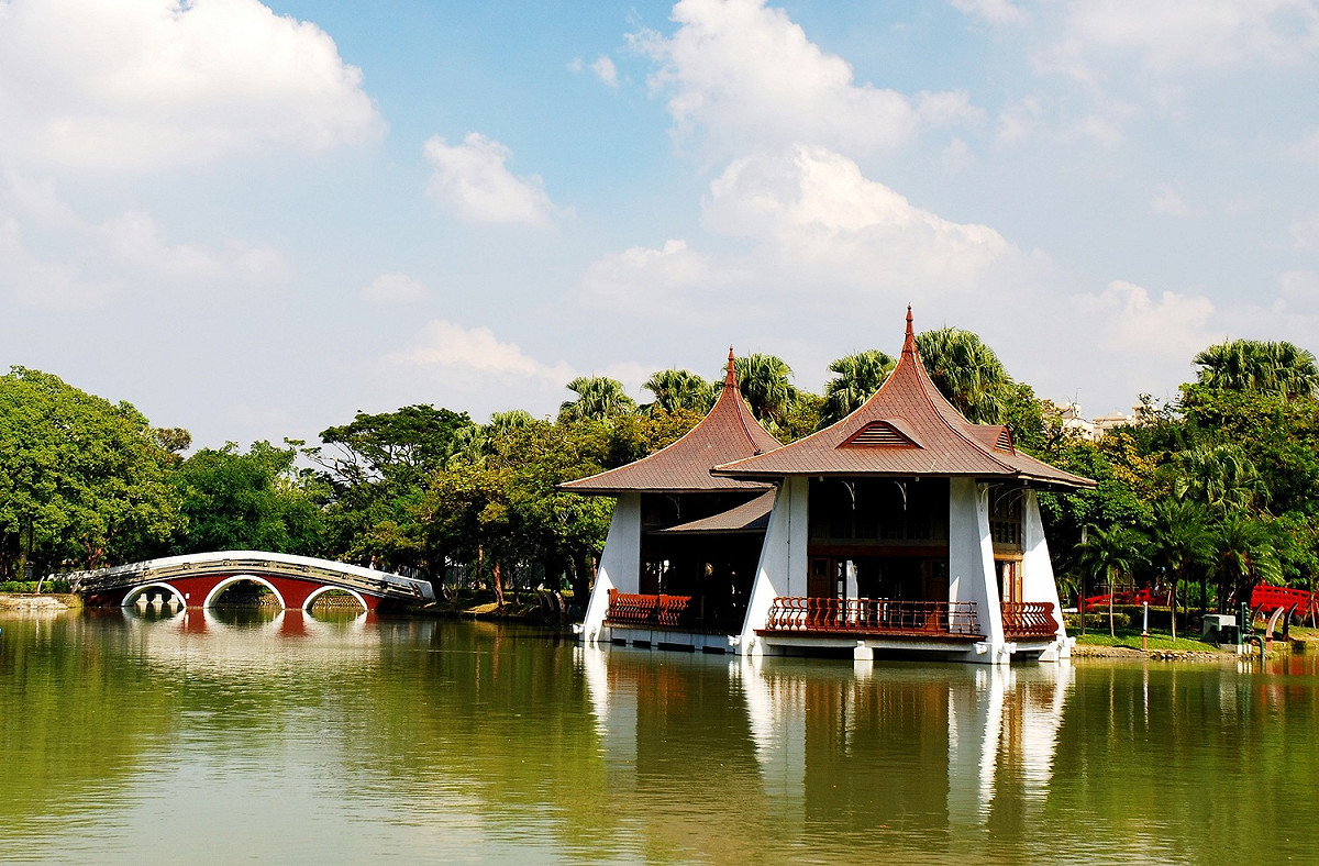 台中公園湖心亭及中山橋即日起整修。 台中市政府/提供