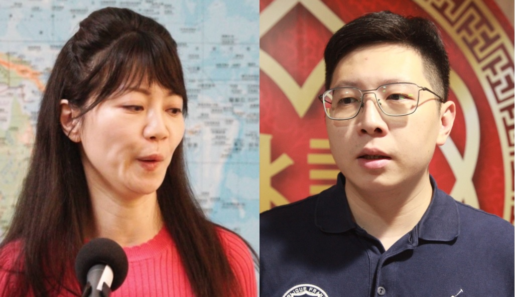 民進黨立委高嘉瑜、前議員王浩宇 圖：張良一、林昀真/攝