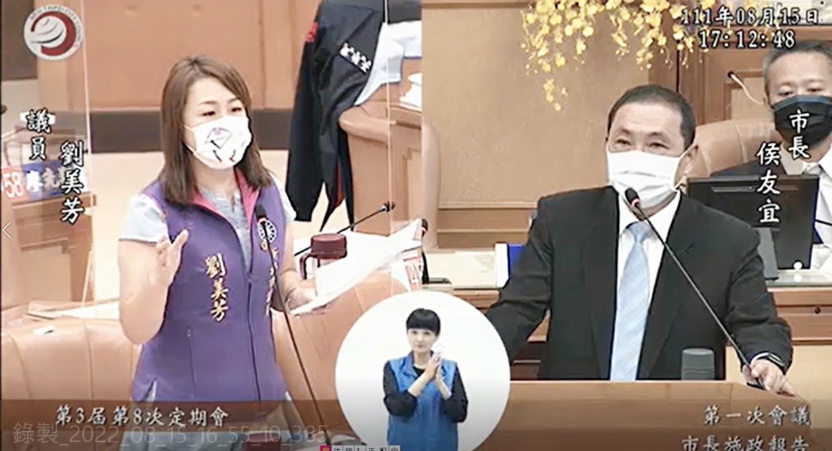侯友宜承諾：「只要經由警察局確認是受害者，社會局的心理關懷輔導小組，就會介入幫助！」 圖：劉美芳辦公室提供